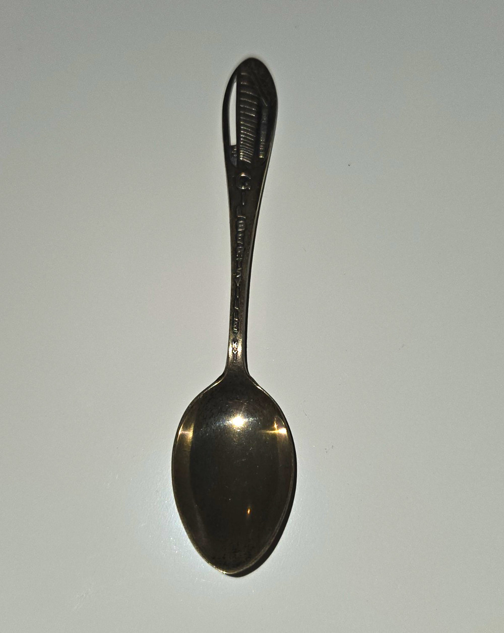 Gilbertsville KY Kentucky Dam Sterling Silver Souvenir Spoon 4” Collectible